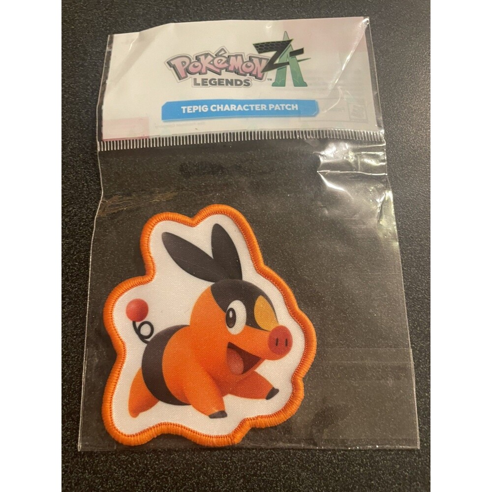 PAX West 2025 Nintendo Pokemon ZA Exclusive Tepig Character Patch
